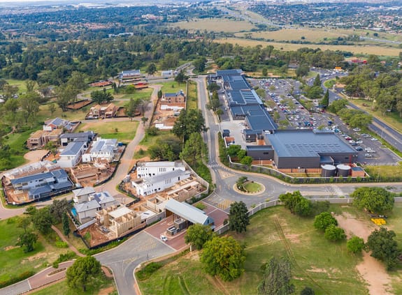 airial view of a development area